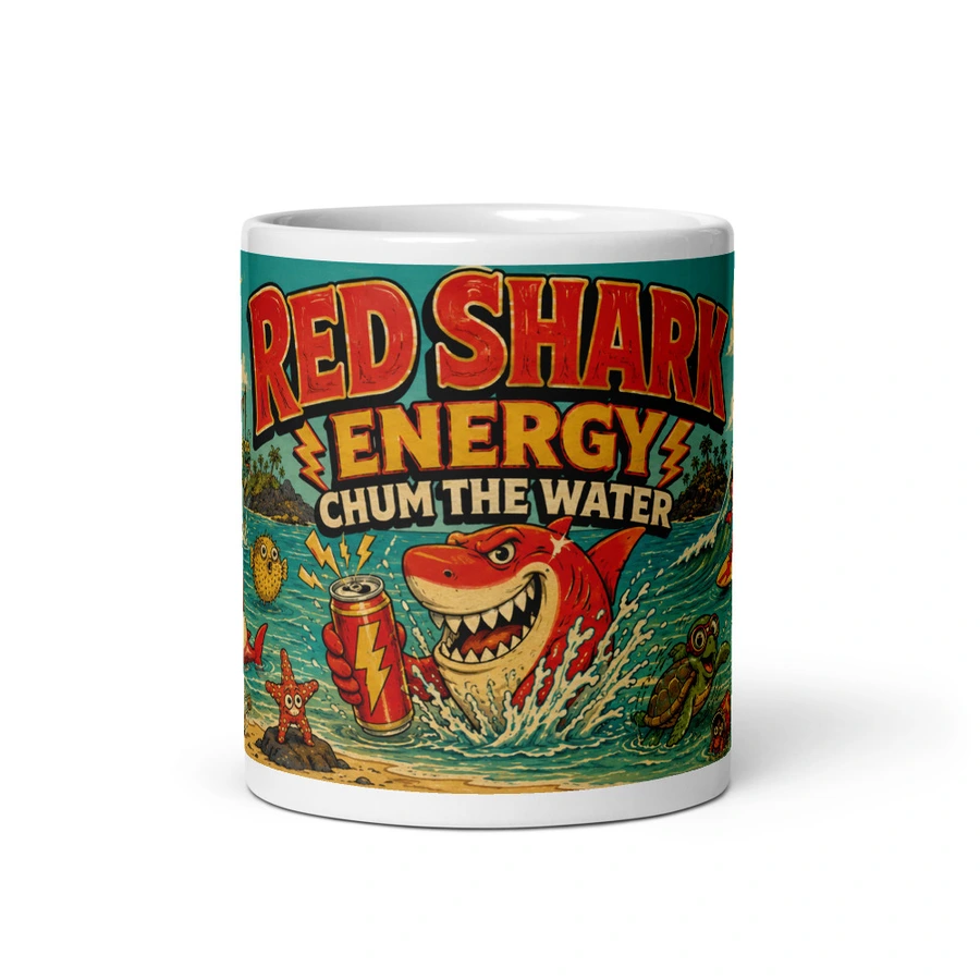 Red Shark Energy Mug
